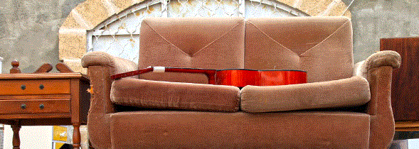 view of the sofa set